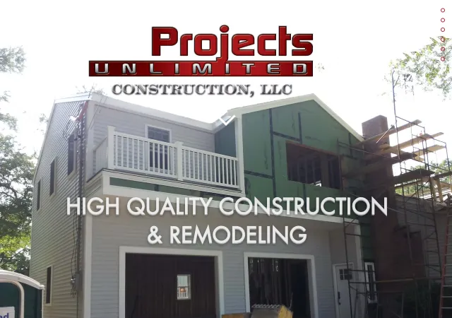 Projects Unlimited Construction, LLC — original site