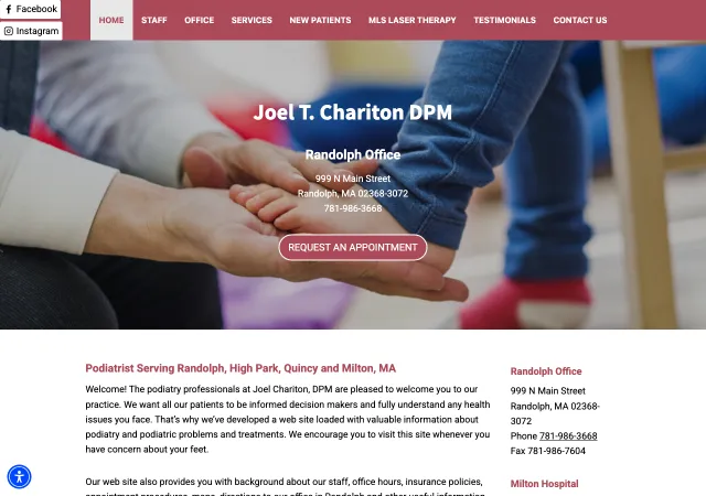Randolph Foot & Ankle — original site