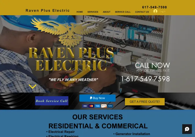 Raven Plus Electric — old site