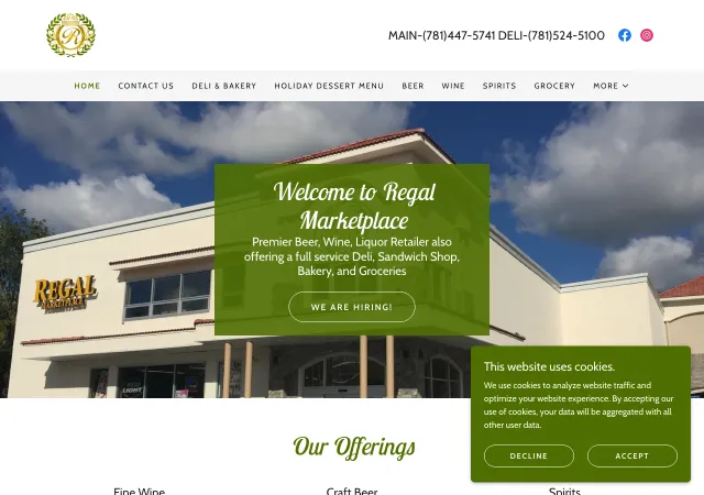 Regal Marketplace — old site