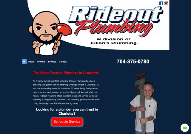 Rideout Plumbing — original site