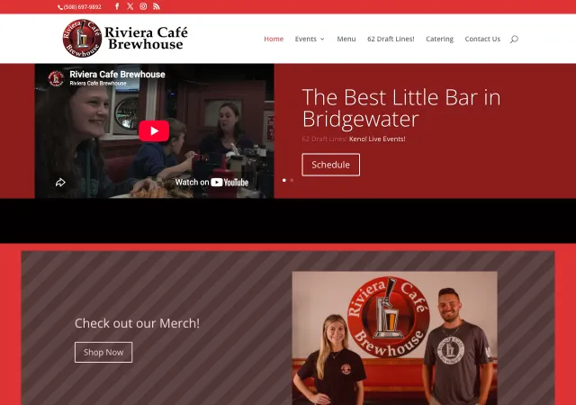 Riviera Cafe Brewhouse — original site