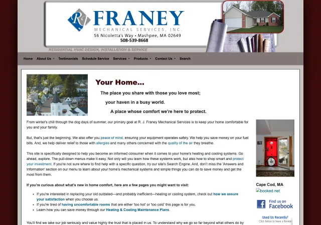 R. J. Franey Mechanical Services — original site