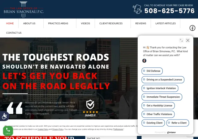 The Law Office of Brian Simoneau, P.C. — original site