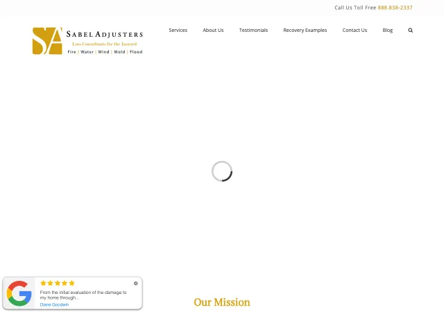 Sabel Adjusters — original site