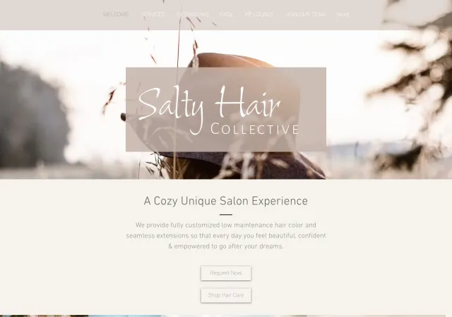 Salty Hair Collective — old site