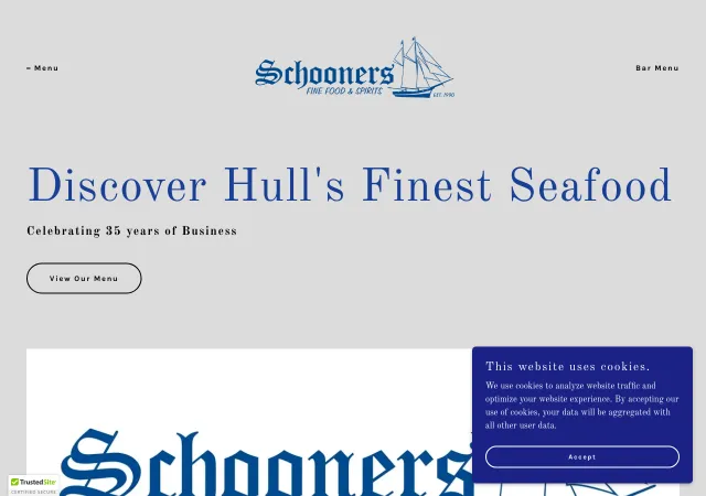 Schooners Fine Food & Spirits — original site