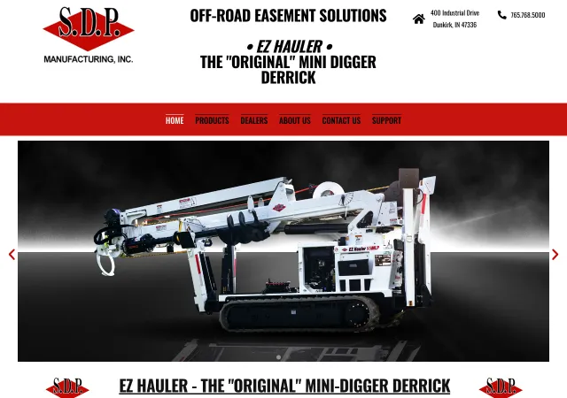S.D.P. Manufacturing, Inc. — original site