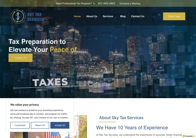 Sky Tax Services — original site