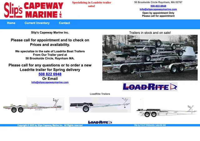 Slip's Capeway Marine &mdash; original site