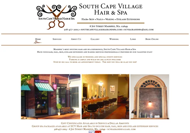 South Cape Village Hair & Spa — old site