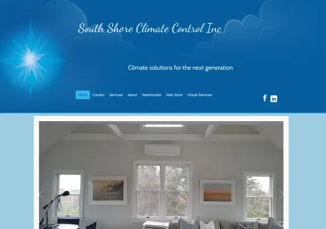 South Shore Climate Control Inc — old site