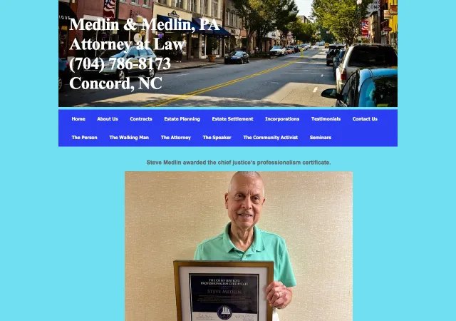 Medlin & Medlin, PA — original site
