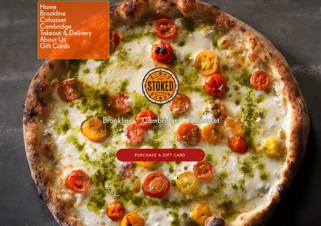 Stoked Pizza Company — original site