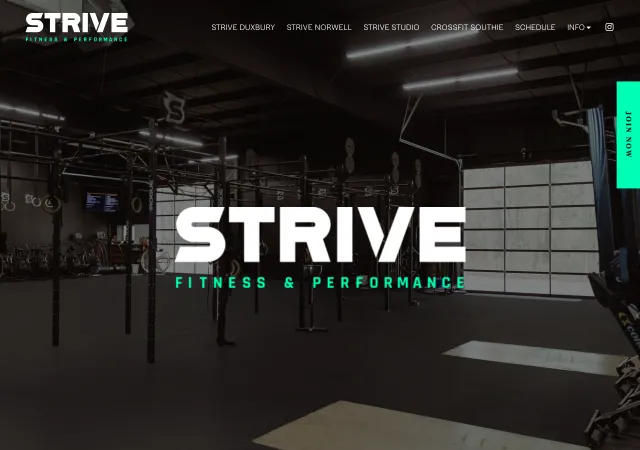 STRIVE Fitness & Performance — original site