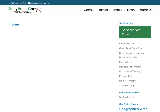 Sully Home Care — original site