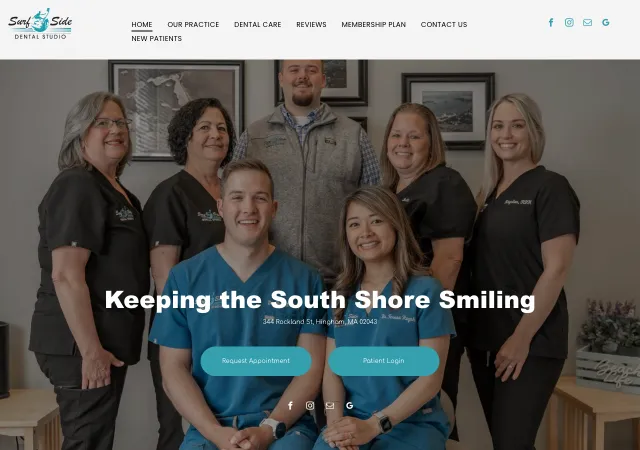 Surf Side Dental Studio — original site