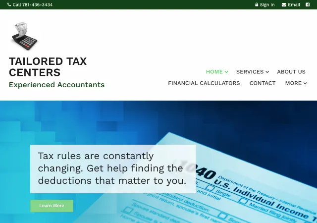 Tailored Tax Centers — original site