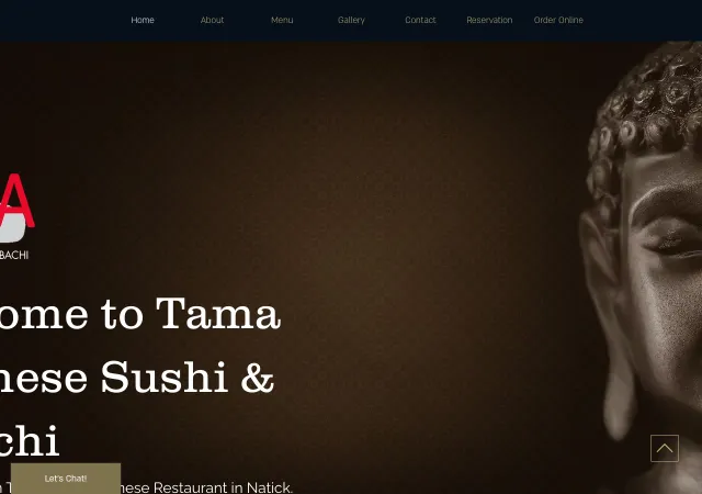 Tama Sushi & Hibachi — original site