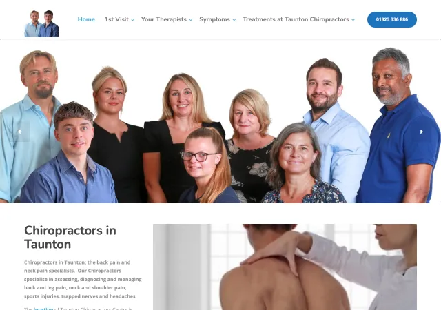 Taunton Chiropractors Centre — original site