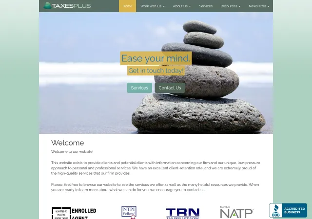 Taxes Plus — original site