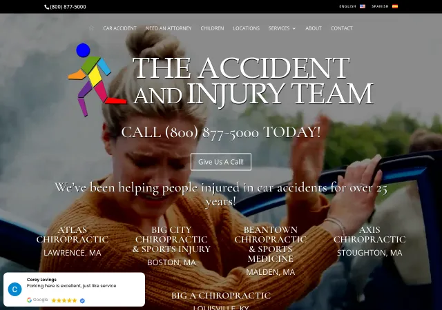 The Accident and Injury Team — original site