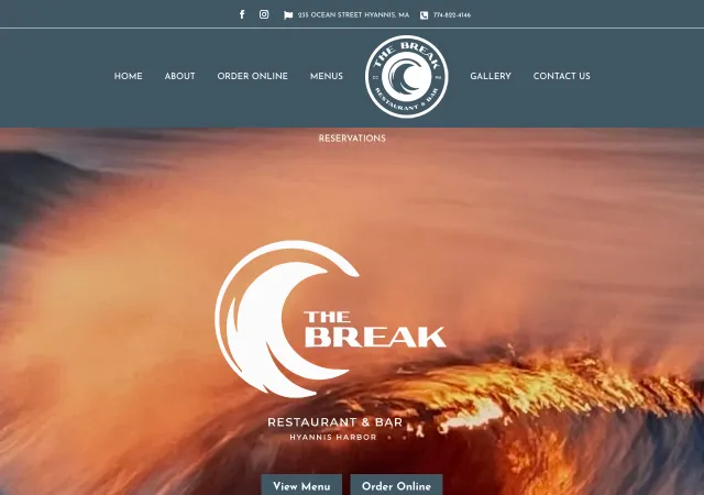The Break Hyannis — original site