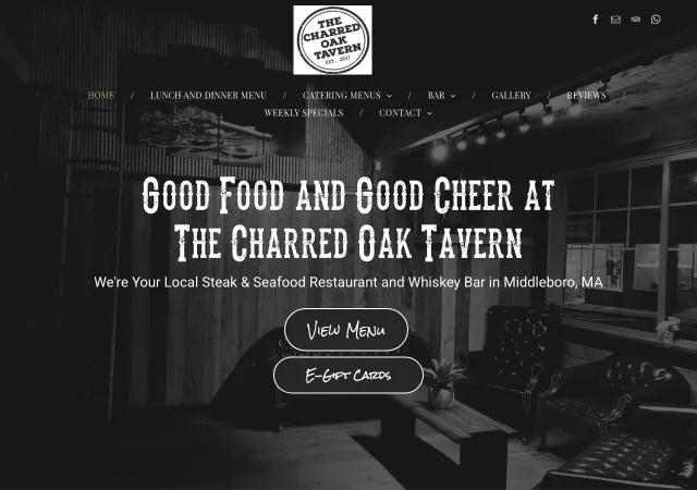 The Charred Oak Tavern — original site