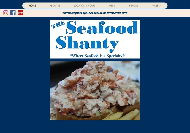 The Seafood Shanty — old site