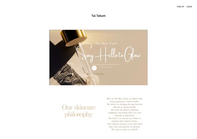 The Skin Vault — original site