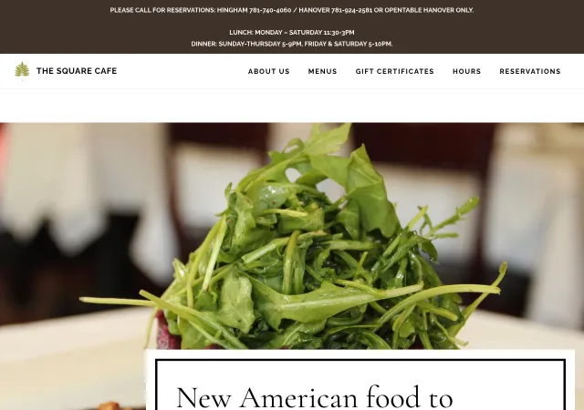The Square Café — original site