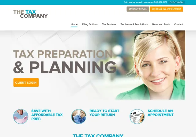 The Tax Company — original site