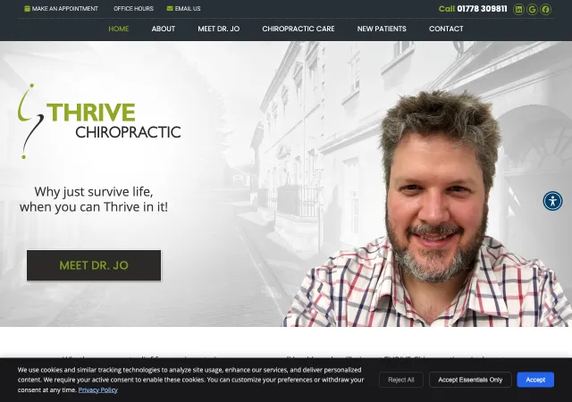 THRIVE Chiropractic — original site