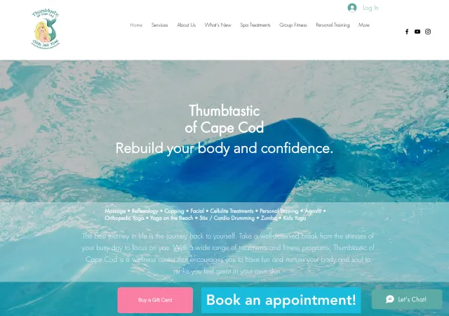 Thumbtastic of Cape Cod — original site