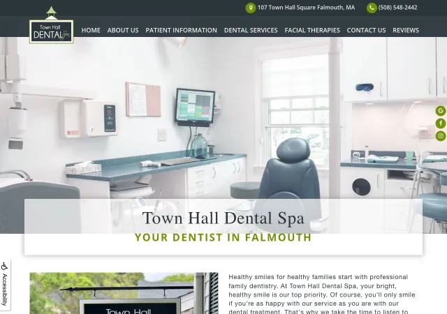 Town Hall Dental Spa — old site