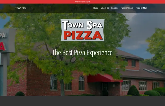 Town Spa Pizza — original site