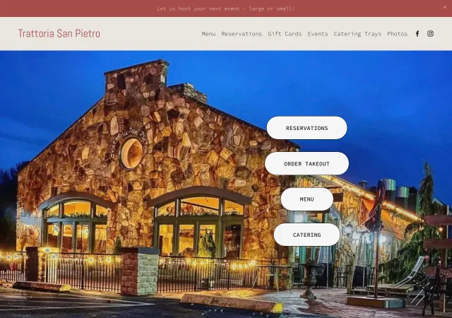 Trattoria San Pietro — original site