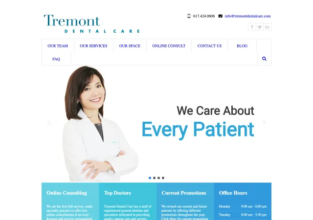 Tremont Dental Care &mdash; your current site