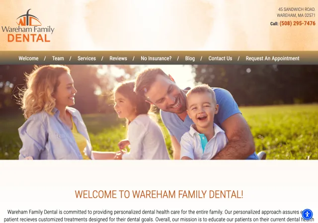 Wareham Family Dental — original site