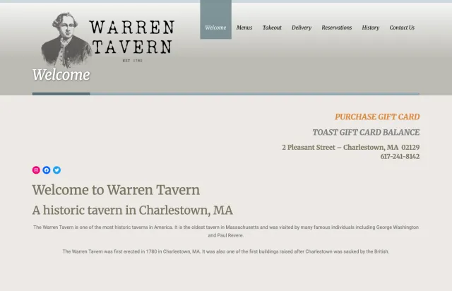 Warren Tavern — original site