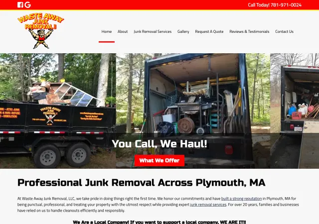 Waste Away Junk Removal LLC — original site