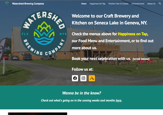 Watershed Brewing Company — original site