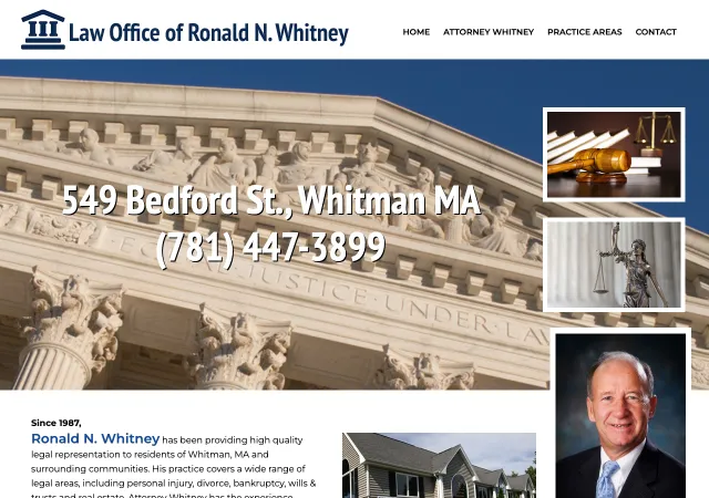 Law Office of Ronald N. Whitney — old site