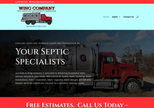 Wing Company &mdash; original site