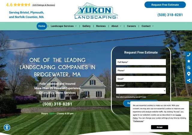 Yukon Landscaping Inc. — original site