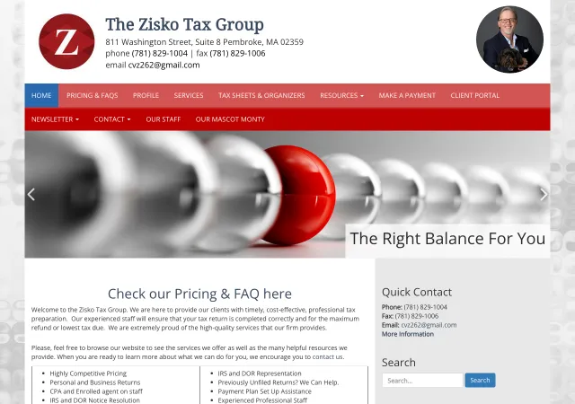 The Zisko Tax Group — original site