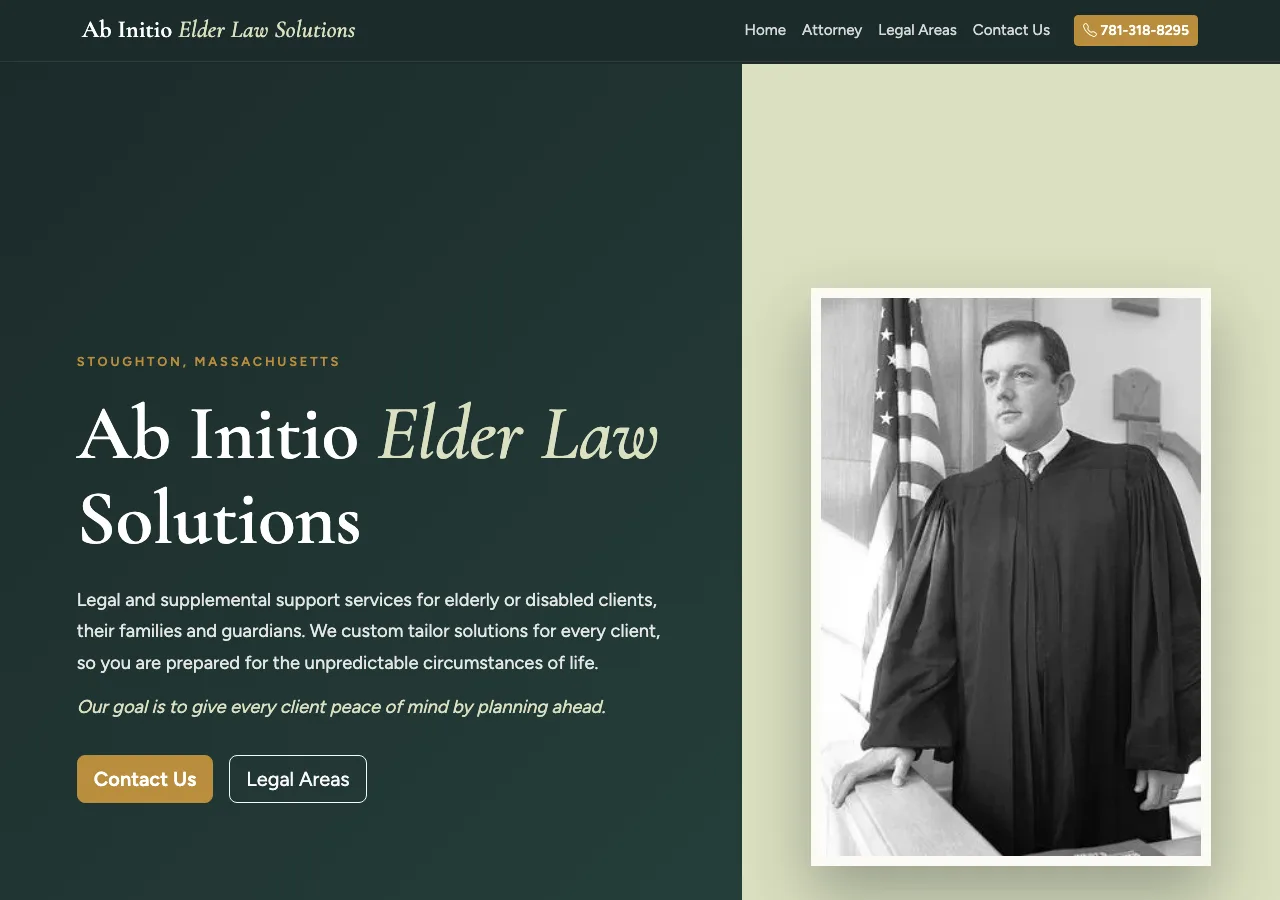 Ab Initio Elder Law Solutions, LLC — new site