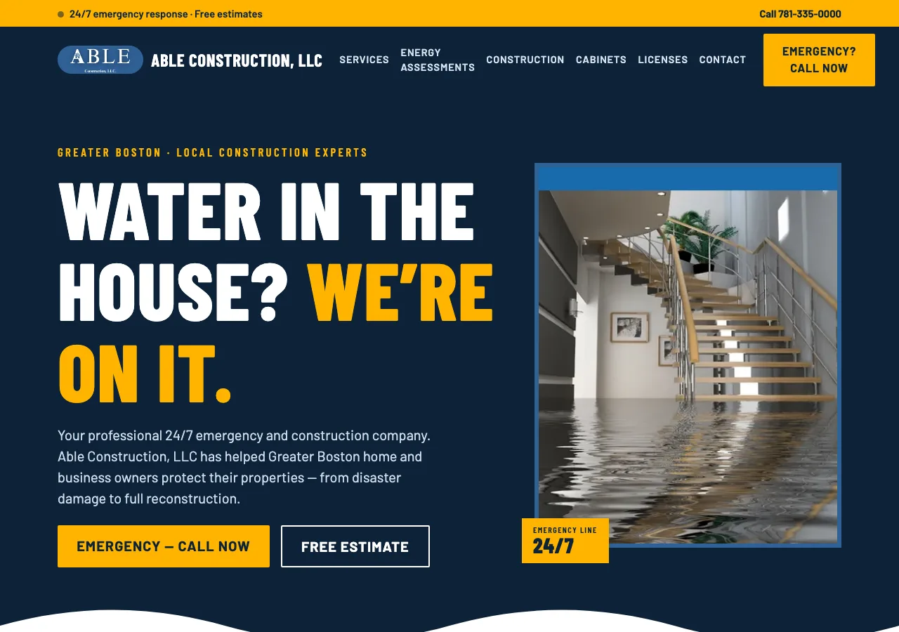 Able Construction, LLC &mdash; your new site