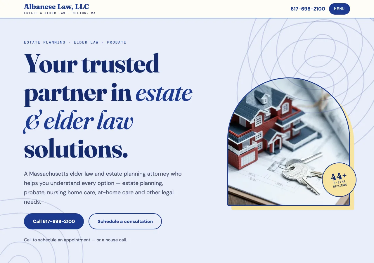 Albanese Law, LLC — new site by Wicked Fast Web
