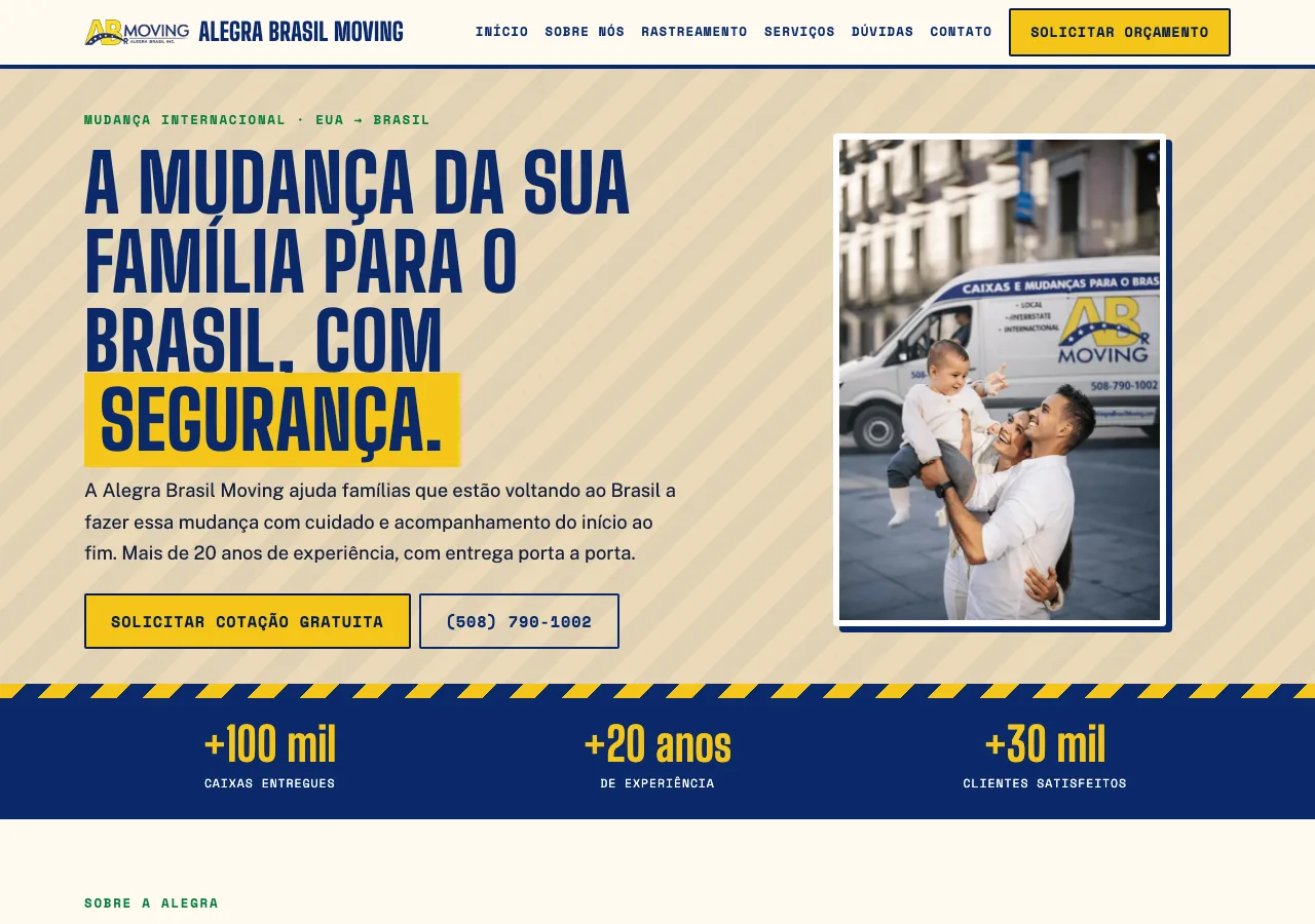 Alegra Brasil Moving &mdash; your new site